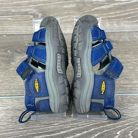 Keen Newport H2 Waterproof Blue Depths Gargoyle Toddler Boy Sz 4 Hiking Sandals - Picture 10 of 10